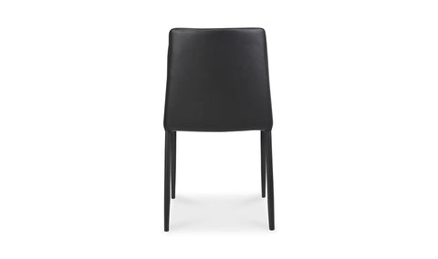 Nora Dining Chair Black Vegan Leather - Set Of Two