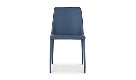 Nora Dining Chair Ocean Cavern Grey Vegan Leather - Set Of Two