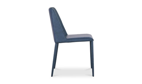 Nora Dining Chair Ocean Cavern Grey Vegan Leather - Set Of Two