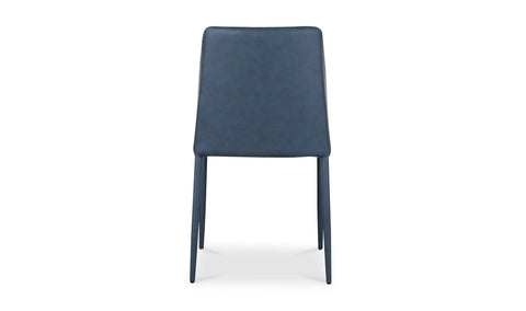 Nora Dining Chair Ocean Cavern Grey Vegan Leather - Set Of Two