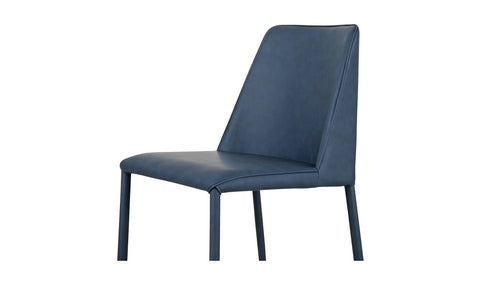 Nora Dining Chair Ocean Cavern Grey Vegan Leather - Set Of Two
