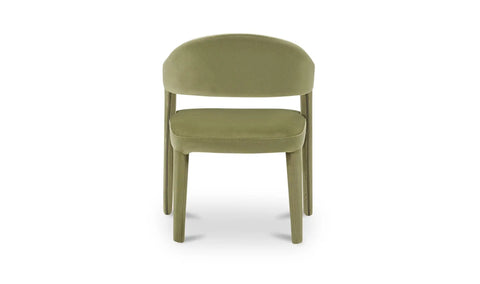 Martens Dining Chair Green Velvet