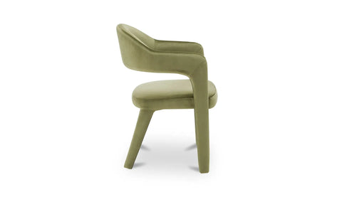 Martens Dining Chair Green Velvet