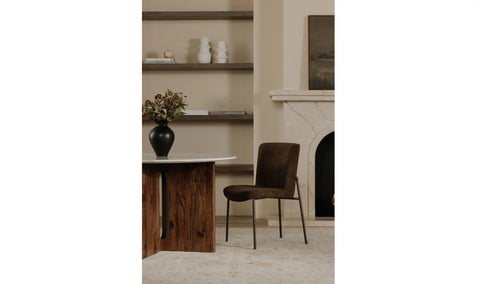 Early Dining Chair Dark Brown-Set Of Two