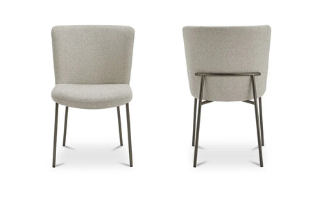 Early Dining Chair Beige-Set Of Two