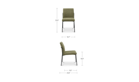Danny Dining Chair Green-Set Of Two