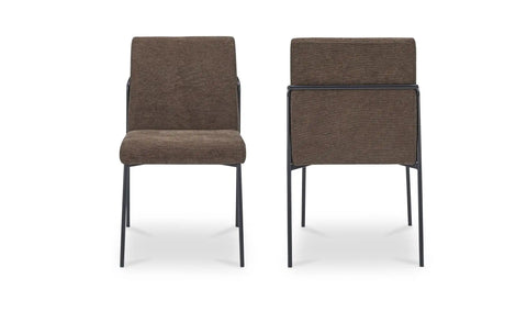 Danny Dining Chair Dark Brown Set of Two