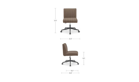 Sally Office Chair Light Brown