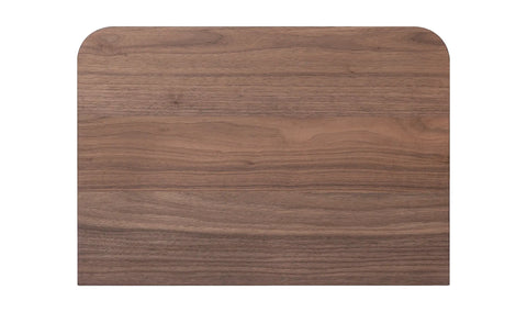 Round Off Small Nightstand Walnut