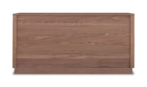Round Off Dresser Walnut Brown