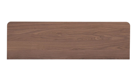 Round Off Dresser Walnut Brown