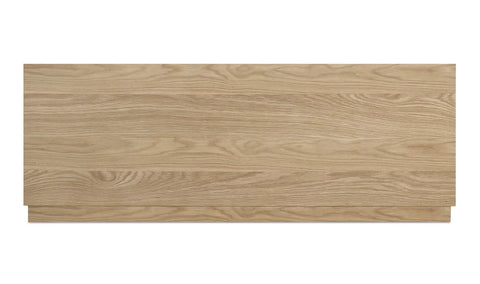 Round Off Queen Bed Light Oak Brown
