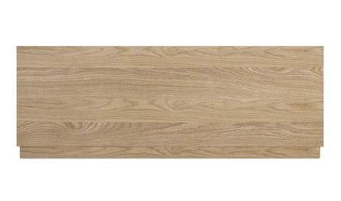 Round Off King Bed Light Oak Brown