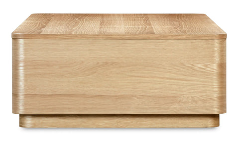 Round Off Coffee Table Natural Oak