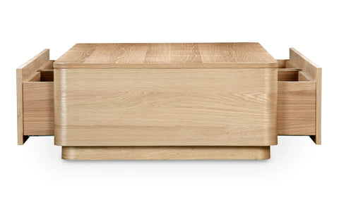 Round Off Coffee Table Natural Oak