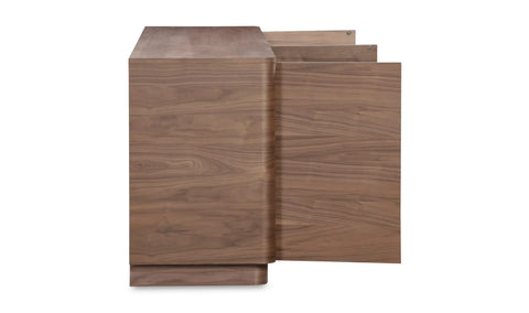 Round Off Sideboard Walnut Brown