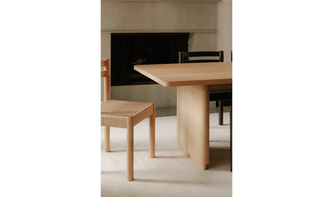 Round Off Large Dining Table Natural Oak