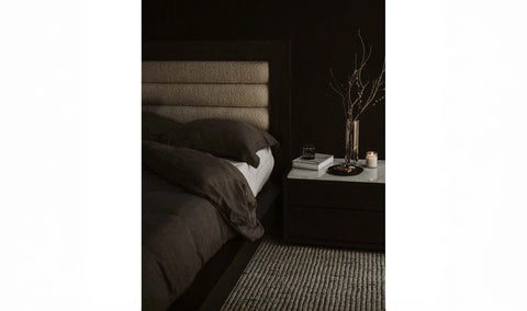 Ashcroft Nightstand Dark Grey