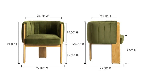 Sofi Accent Chair Truly Olive